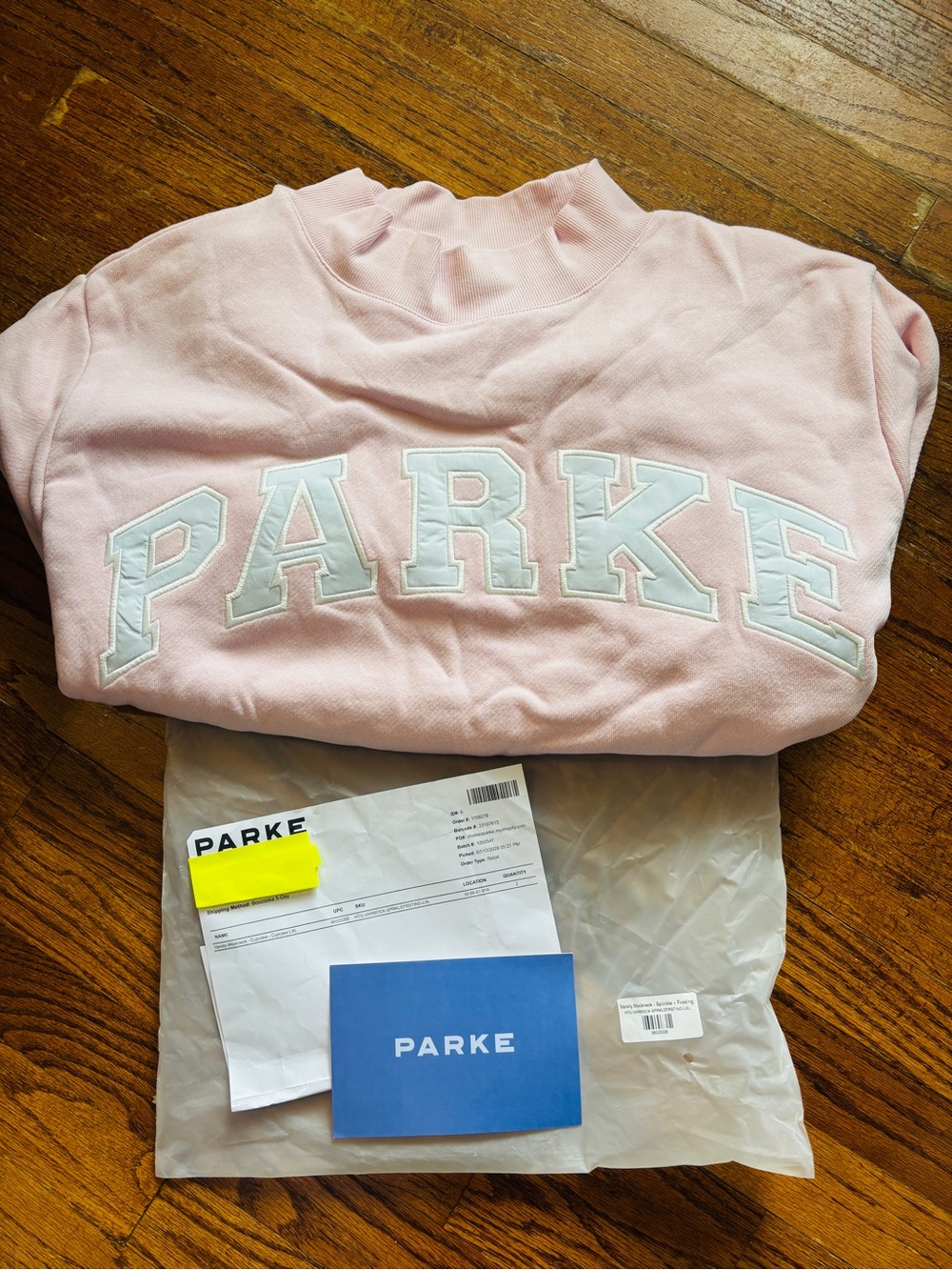 PARKE Mockneck Sprinkle + Frosting  Limited Edition Sweatshirt